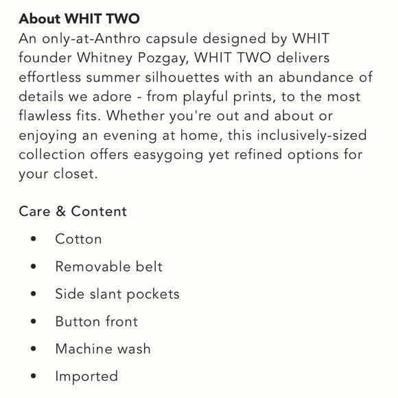 Anthropologie WHIT TWO brown gingham romper - Picture 3 of 3